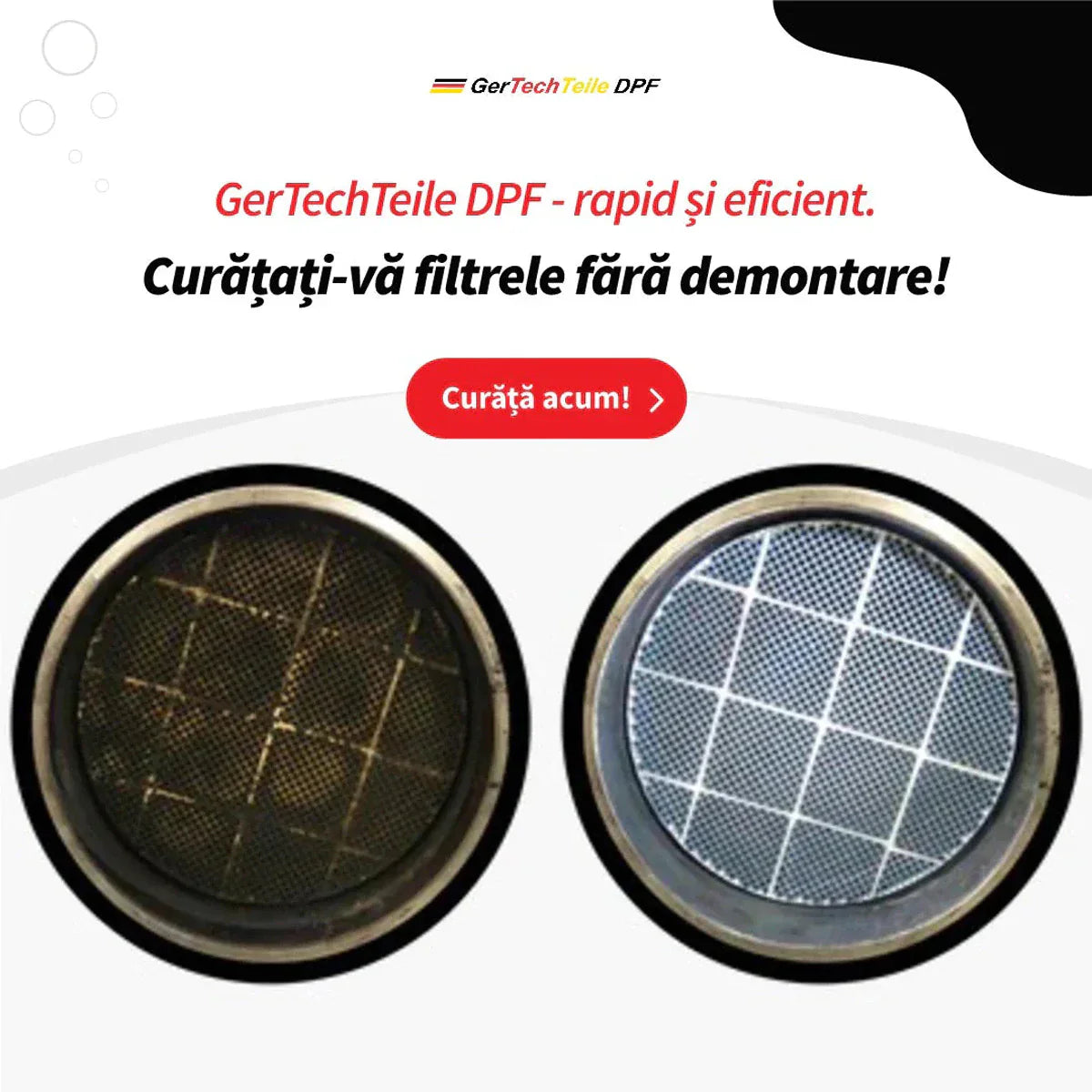 De ce sa folosesc Solutia de curatat filtre de Particule GerTechTeile DPF?